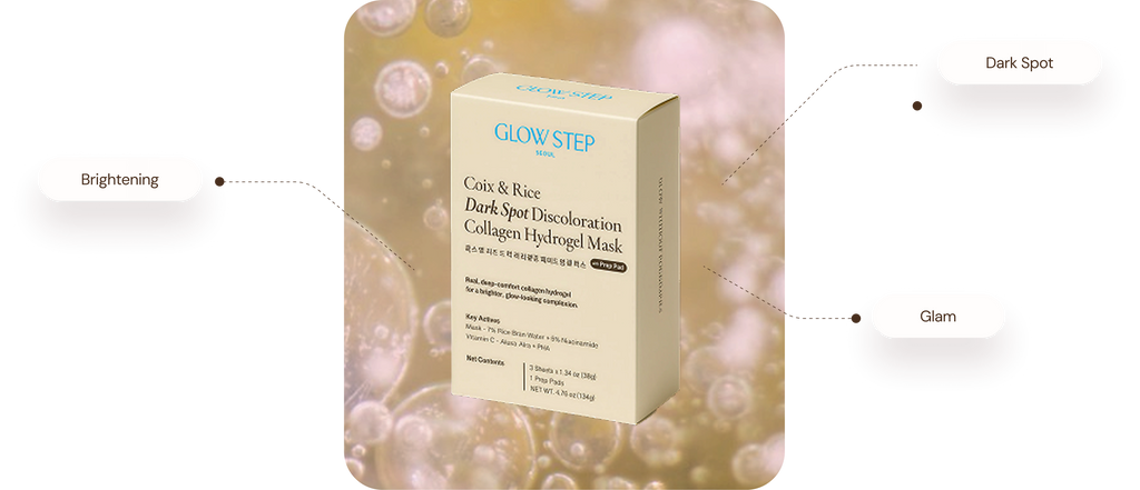 <p>Coix & Rice Dark Spot Discoloration</p><p>Care Collagen Hydrogel Mask</p>